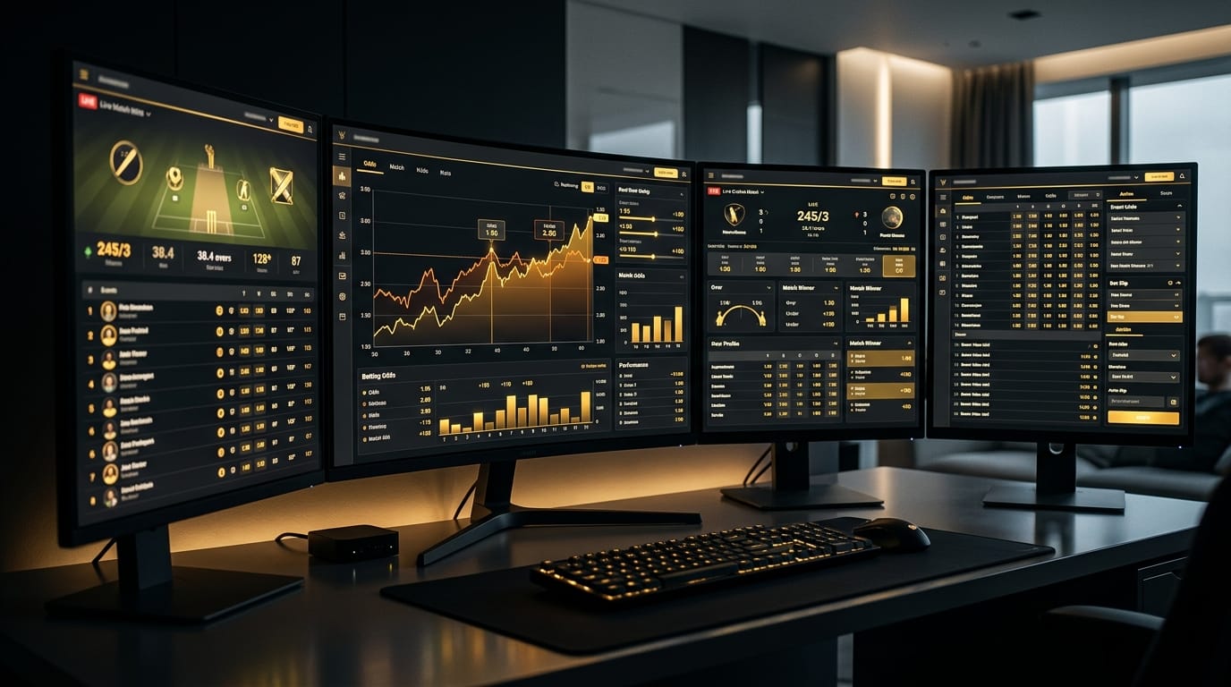 Live Cricket Betting Dashboard Real Time Odds - FuninMatch